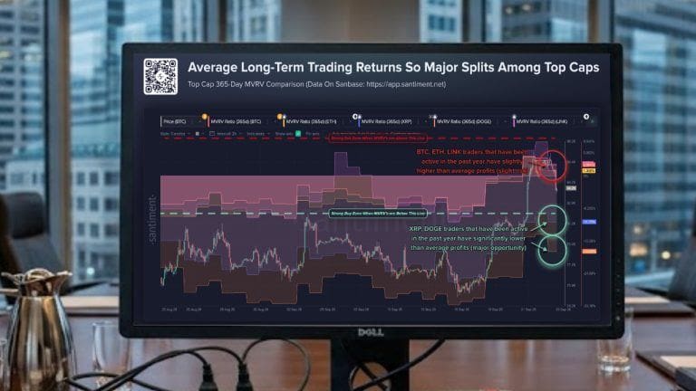 XRP and Doge average long term trading returns