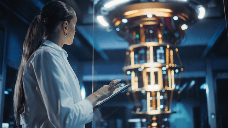 Quantum computer and engineer.