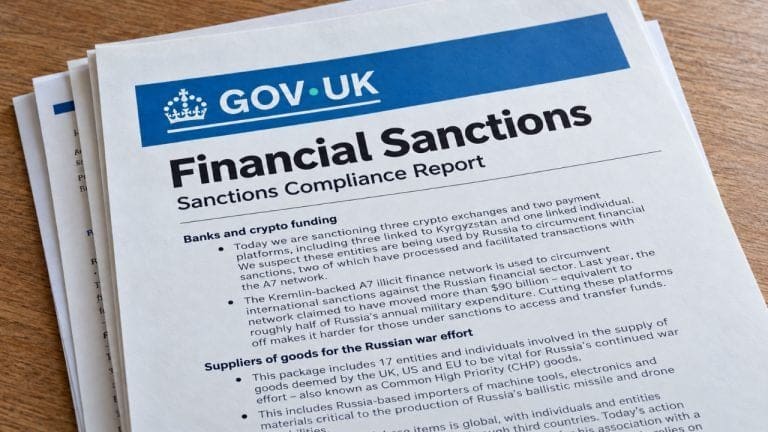 UK sanctions crypto exchanges
